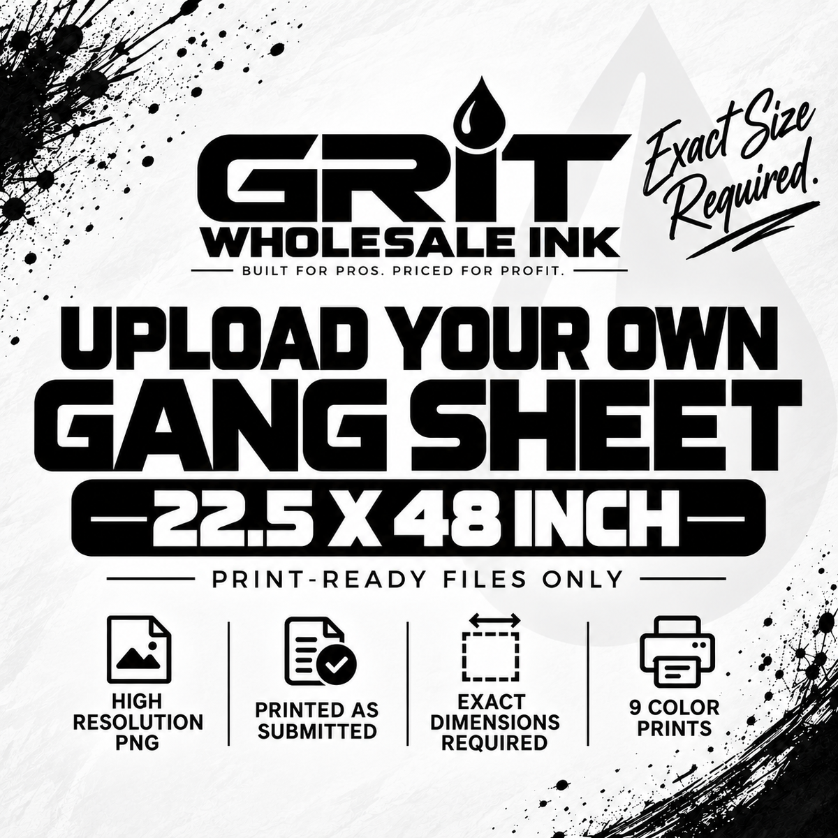 22.5x48 INCH UPLOAD GANG SHEET