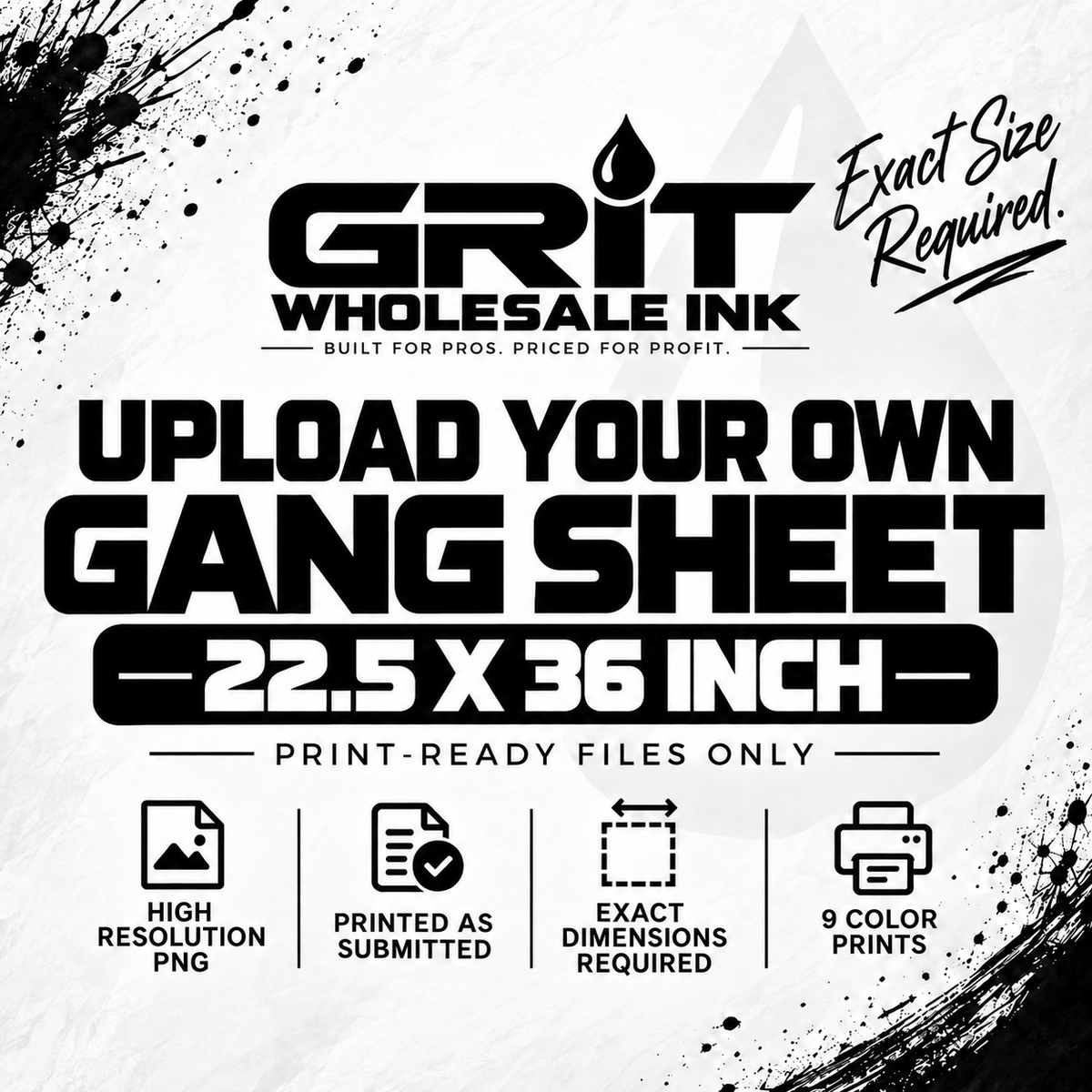22.5x36 INCH UPLOAD GANG SHEET