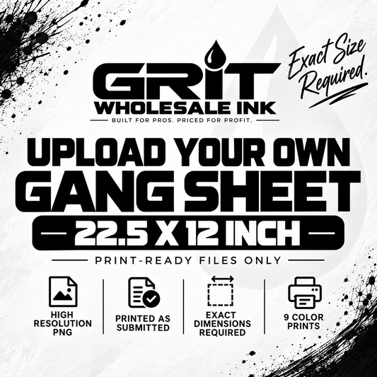 22.5x12 INCH UPLOAD GANG SHEET